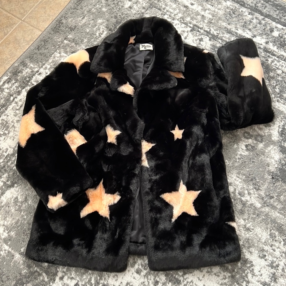 SHOW ME YOUR MUMU Faux Fur Coat